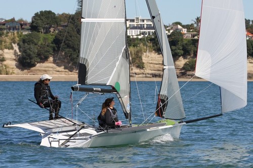 The Womens skiff and 49erFX have been confirmed for the 2016 and 2020 Olympic regatta &copy; Richard Gladwell www.photosport.co.nz